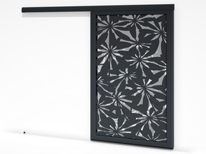Brise soleil coulissant simple vantail - Fleurs