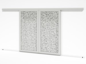 Brise soleil coulissant double vantaux - Oliviers