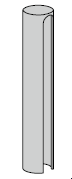 Cache décoratif (6 pièces) pour la paumelle à rouleaux 180 mm