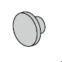 Cache pour le support de paumelle (paumelle à rouleaux 180 mm)