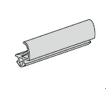 Joint pour huisserie en aluminium à profilés A3 et A4