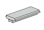 Sachet d’accessoires pour seuil d’huisserie en aluminium