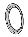 Cadre de hublot Ø 300 mm (chaque porte nécessite 2 pièces !)