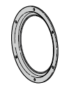 Cadre de hublot Ø 400 mm (chaque porte nécessite 2 pièces !)