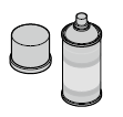 Laque de retouche RAL Blanc 9016(150 ml)