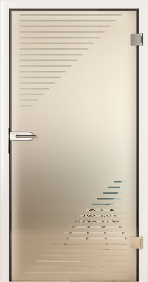 Porte d'intérieure GLASSLINE SABLAGE