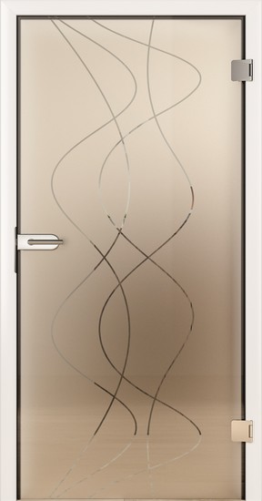 Porte d'intérieure GLASSLINE SABLAGE