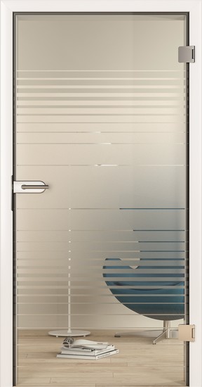 Porte d'intérieure GLASSLINE SABLAGE