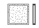 Vitre double synthétique pour motif 461 – 463, structure cristalline / structure cristalline