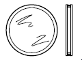 Vitre double synthétique pour motif 469, transparent / transparent