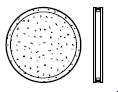 Vitre double synthétique pour motif 469, structure cristalline / structure cristalline