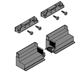 accessoires de fixation pour cadre dormant HST