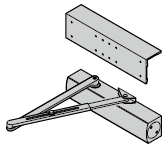 Ferme-porte TS 4000 avec équerre de fixation