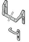 Barre antipanique / Béquille en aluminium