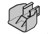Renvoi pour pêne tournant N 80 / EcoStar / Porte à portillon incorporé à partir du n° de série 05088