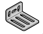 Patte d’ancrage pour rail de guidage N 80 / EcoStar, à partir du n° de série 07121 / Porte à portillon incorporé