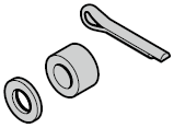 Set : 1 bague d’écartement, ferrures N, L, BL et H