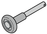 Galet de guidage supérieur, type GS (ferrure H)