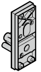 Porte-serrure, TS 42 mm