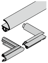 Set : joint de butée pour portillon indépendant
