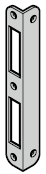 Gâche d’angle 72 mm pour portillon indépendant en bois