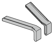 Embout pour renfort de tablier 70 mm