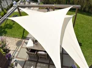 Coolfit Voile d'ombrage triangle 5 x 5 x 5