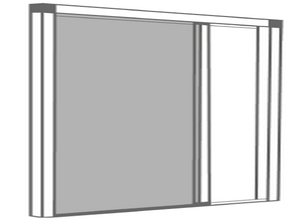 Moustiquaire enroulable latérale