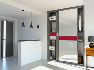 PORTE DE PLACARD ACIER - COULISSANTE