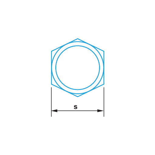 Capuchons plastique à clipser pour tête hexagonale blanc M6