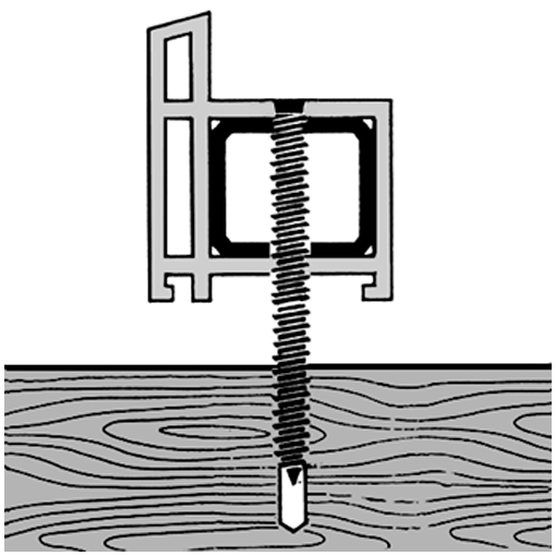 Vis BETOfix tête étroite T8 7,5x80 ZI